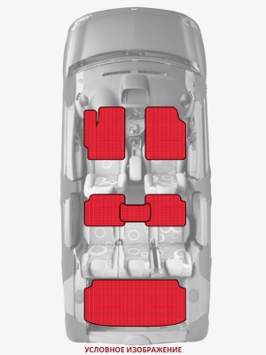 ЭВА коврики «Queen Lux» комплект для Jeep CJ