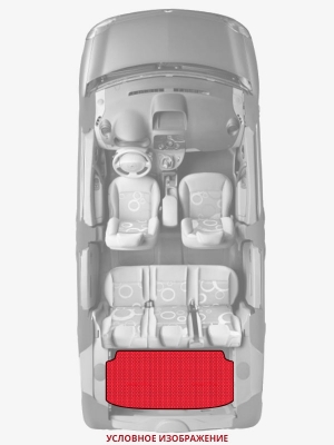 ЭВА коврики «Queen Lux» багажник для Chrysler Sebring (2G)